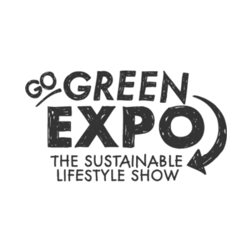 Crescent Nest sonic toothbrush featured in Logo for Go Green Expo, The Sustainable Lifestyle Show on a white background