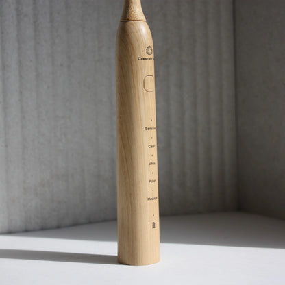 Crescent Nest Sustainable Bamboo electric Sonic Toothbrush