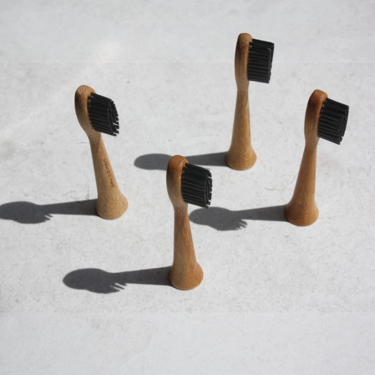 Crescent Nest Sustainable Bamboo Sonic Toothbrush heads 