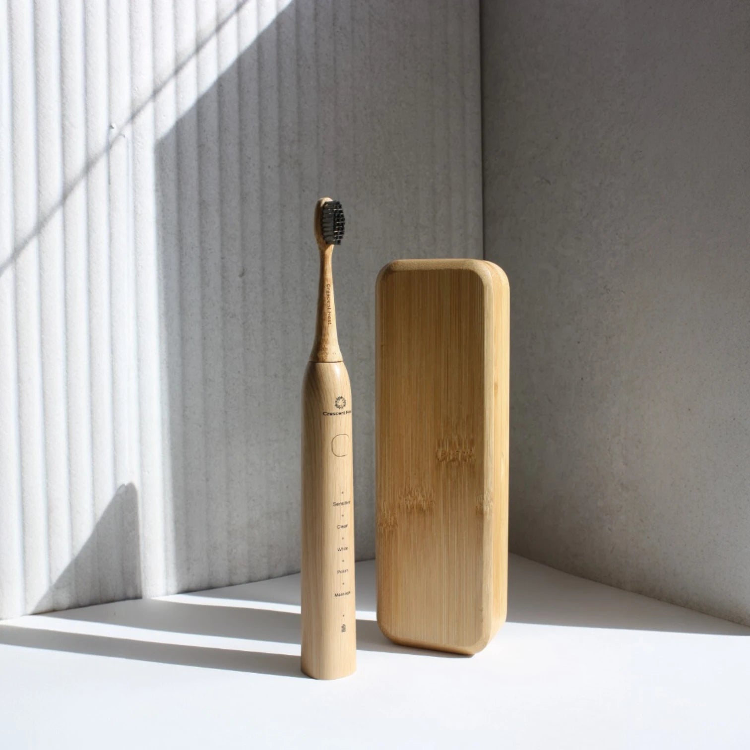 Crescent Nest_Sustainable Bamboo Sonic Toothbrush