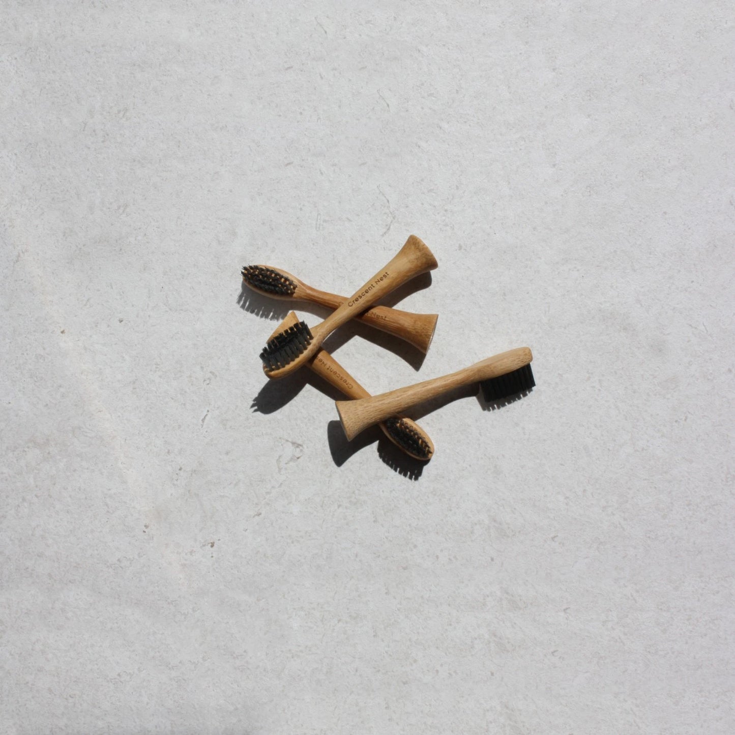 Crescent Nest Sustainable Bamboo Sonic Toothbrush heads 