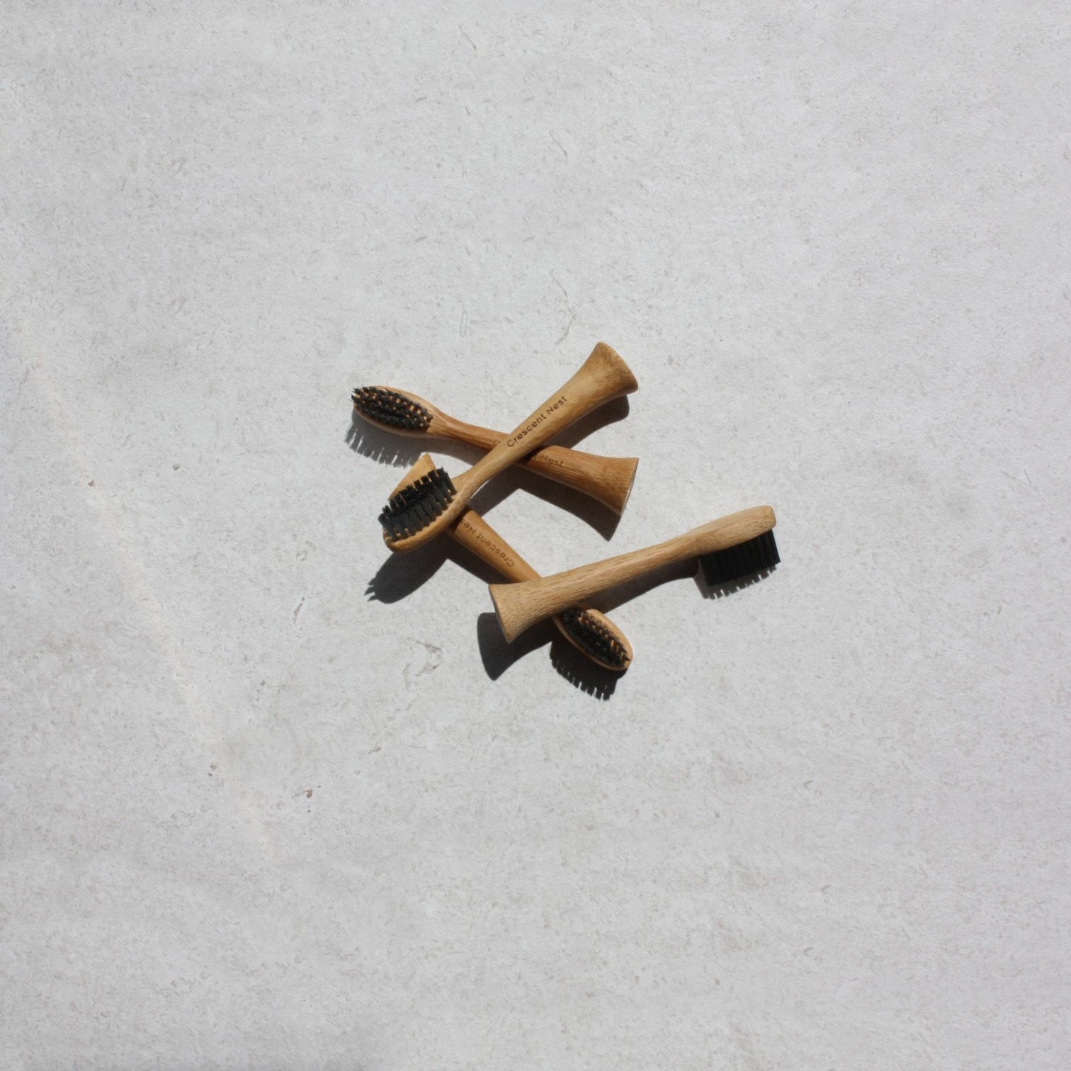 Crescent Nest Sustainable Bamboo Sonic Toothbrush heads 
