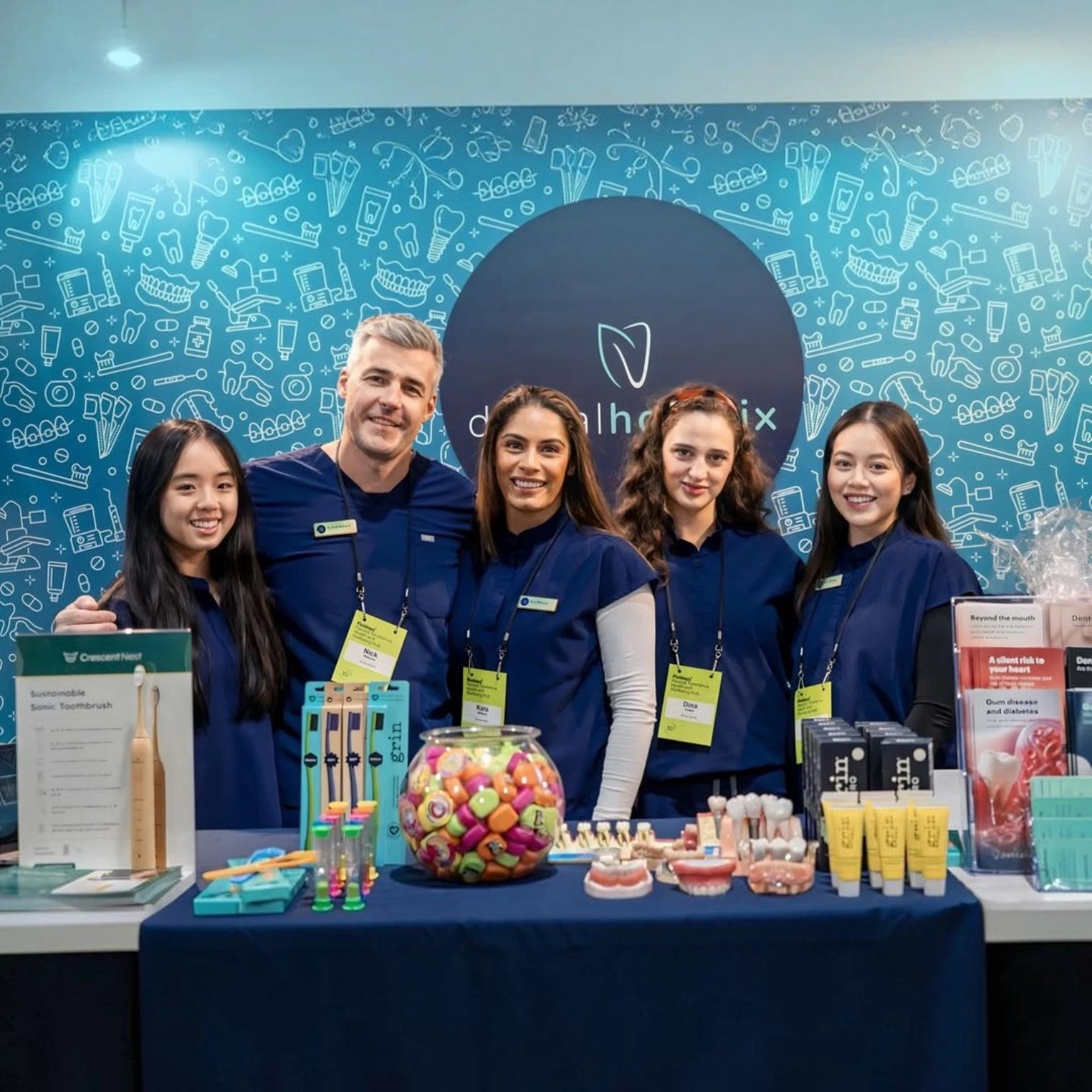 Crescent Nest toothbrush on display at Fieldays 2026 oral health and wellbeing event