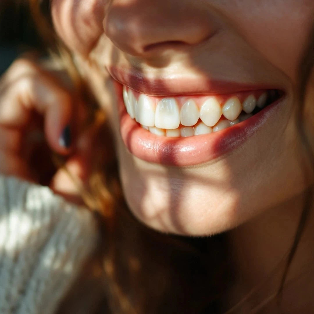 Eco-friendly travel oral care kit with bamboo toothbrush case and sustainable sonic toothbrush, designed in New Zealand