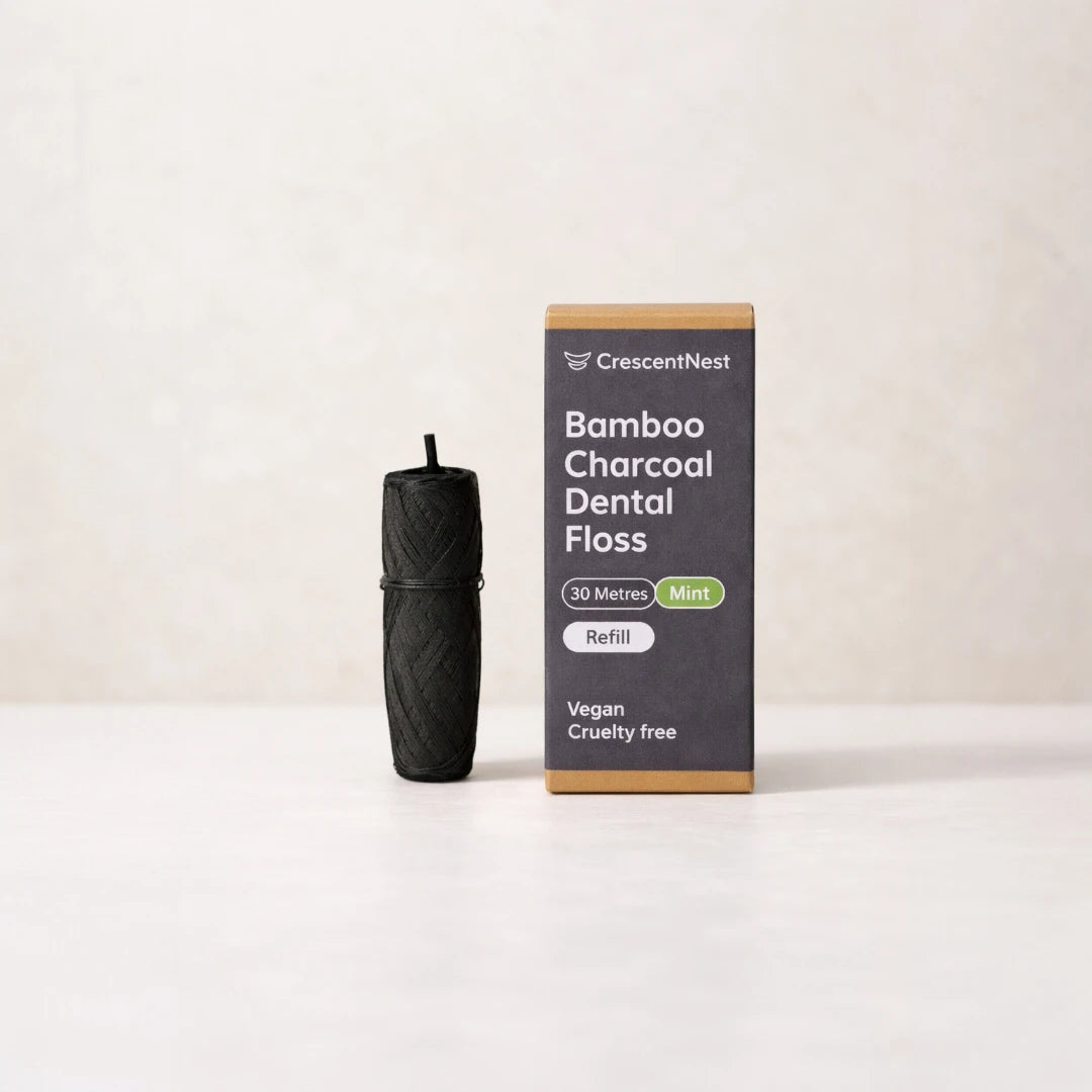 Minty Bamboo Charcoal Floss Refill